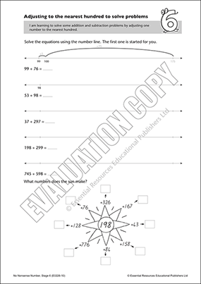 Adjust to the nearest hundred to solve problems Cover
