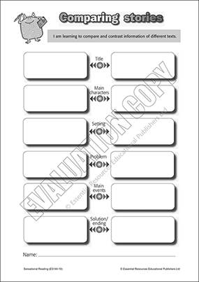Compare the elements of two texts Cover