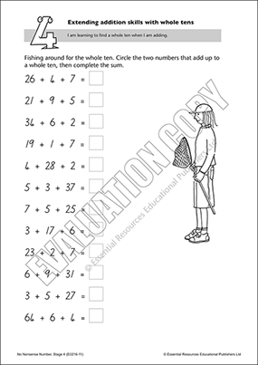 Extend addition skills with whole tens Cover