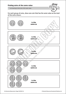 Find coins of the same value Cover