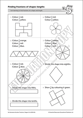 Find fractions of a shape and length Cover