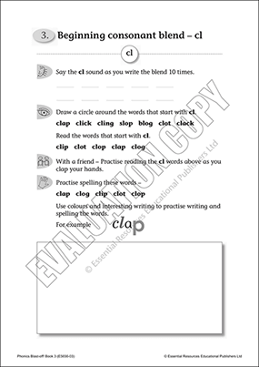 Initial consonant blend - cl Cover
