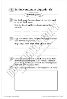Initial consonant digraph - sh Cover