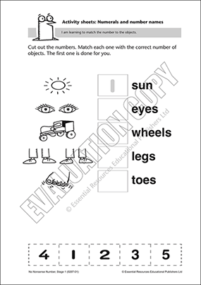Recognise and write numerals up to 10 Cover