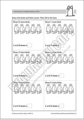 Recognise patterns of 5 Cover