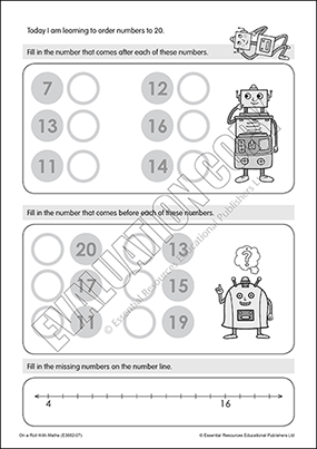 Before And After Numbers To 20