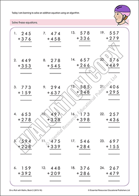 Solve an equation using an algorithm Cover