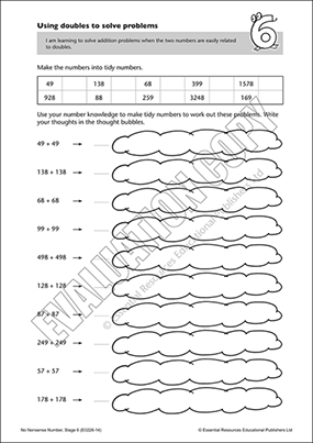 Use doubles to solve addition problems Cover